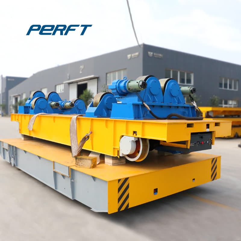 electric transfer cart precast concrete workshop using